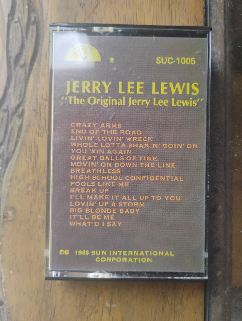 Jerry Lee Lewis - The Original Jerry Lee Lewis Cassette Tape (1983, Sun Records)